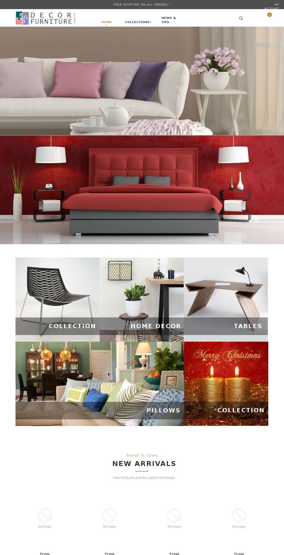 furniture Shopify theme site example decorfurniturestore.com