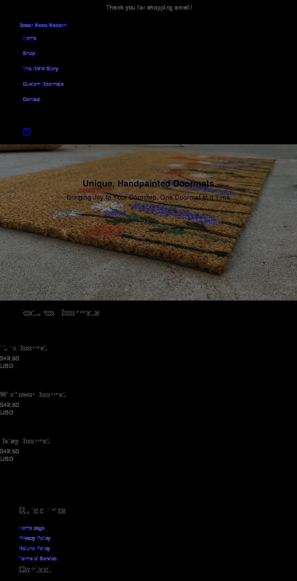 decormademodern.com shopify website screenshot