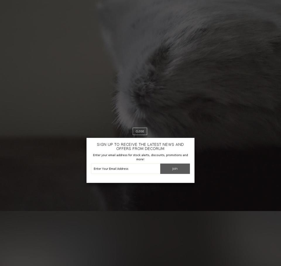 decorum-shop.co.uk shopify website screenshot