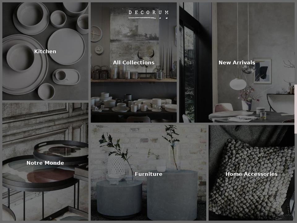 decorum-shop.com — Shopify storefront screenshot
