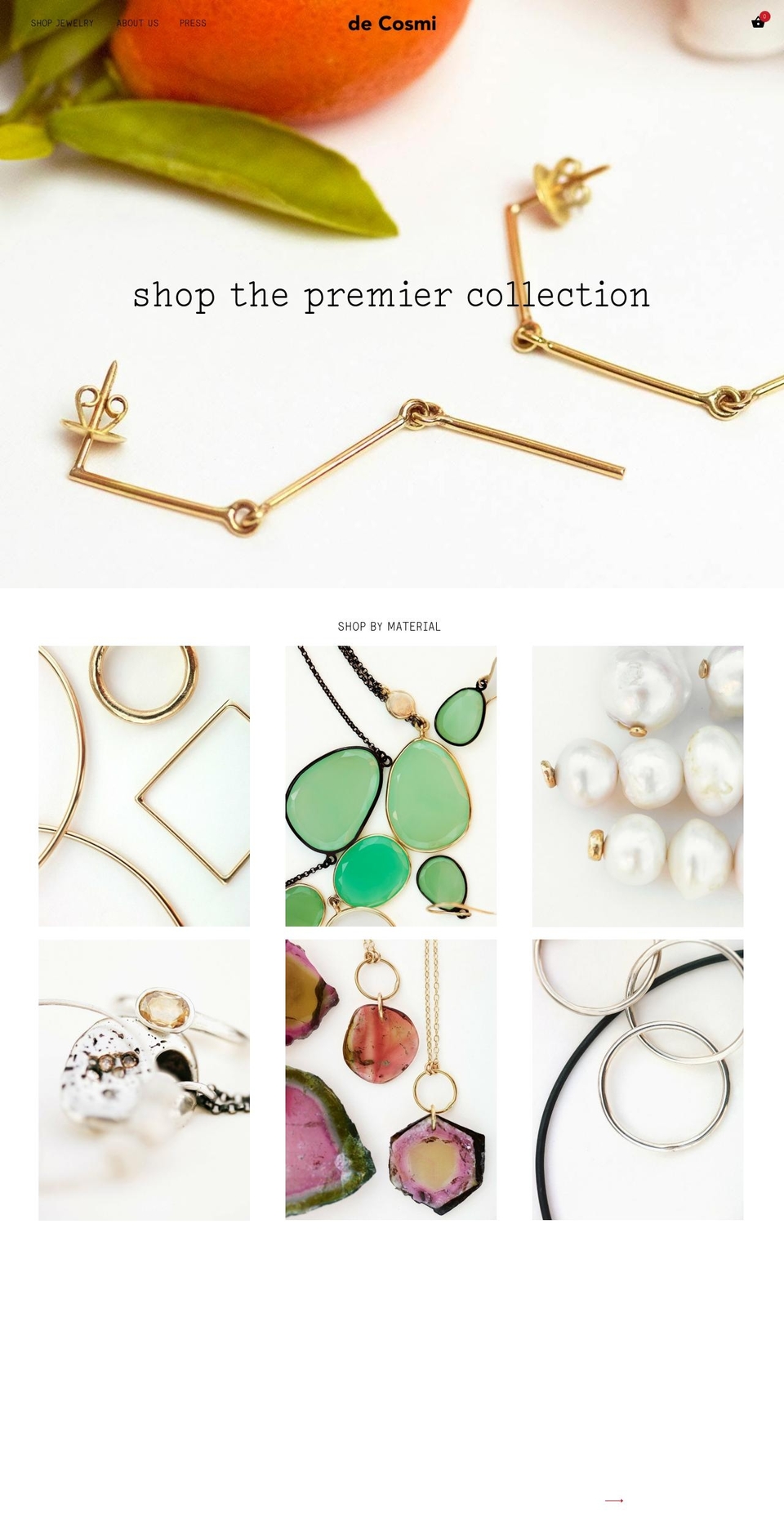 decosmi.com shopify website screenshot