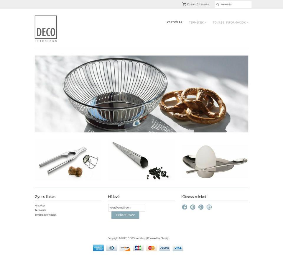 decostore.net shopify website screenshot