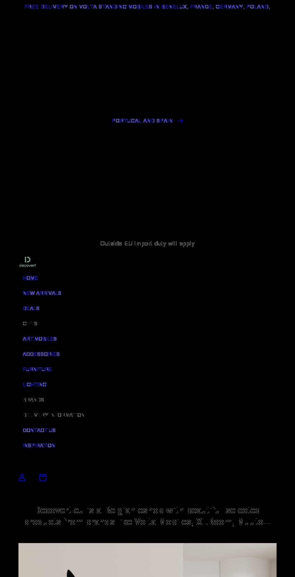 decovert.eu shopify website screenshot
