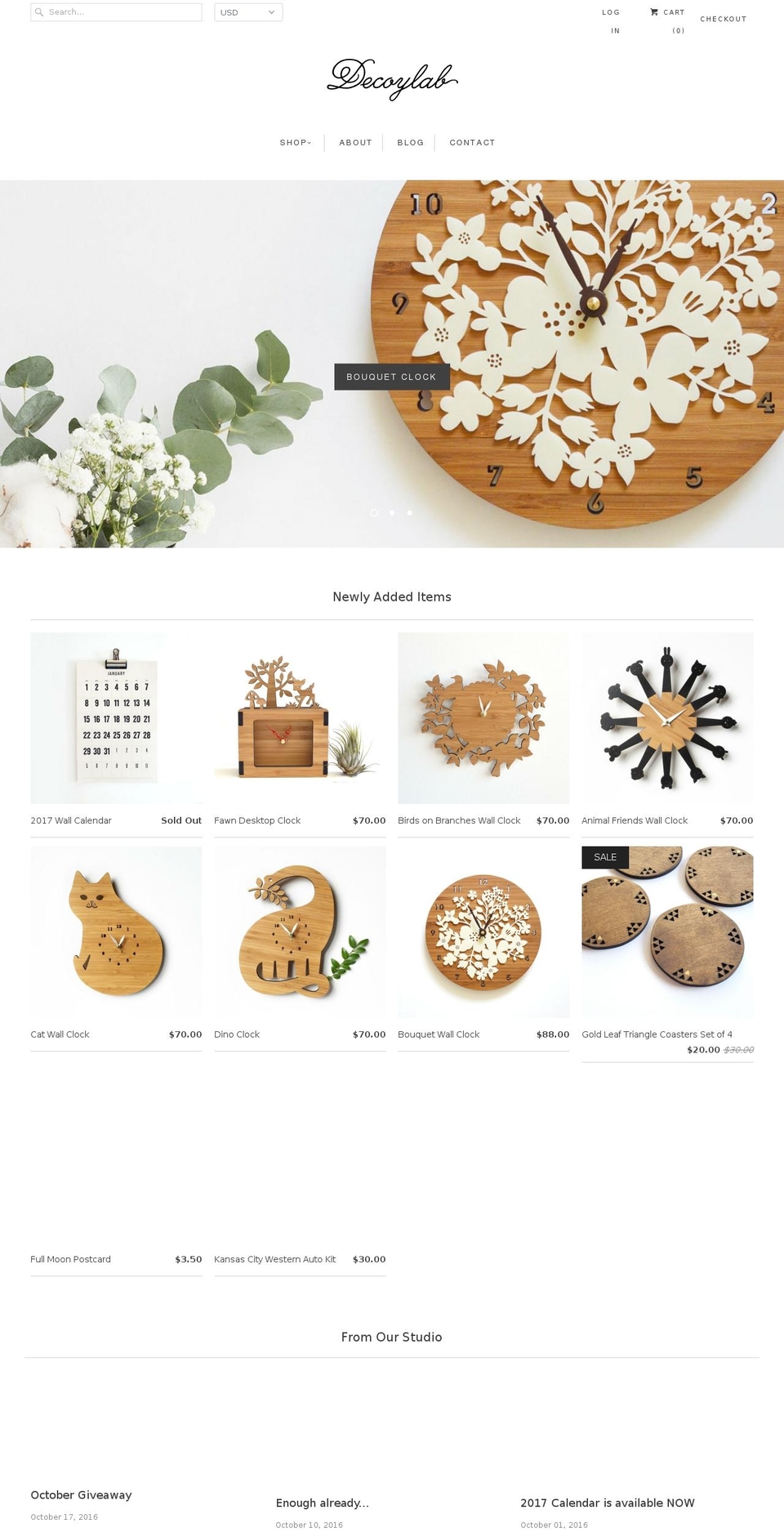 decoylab.com shopify website screenshot