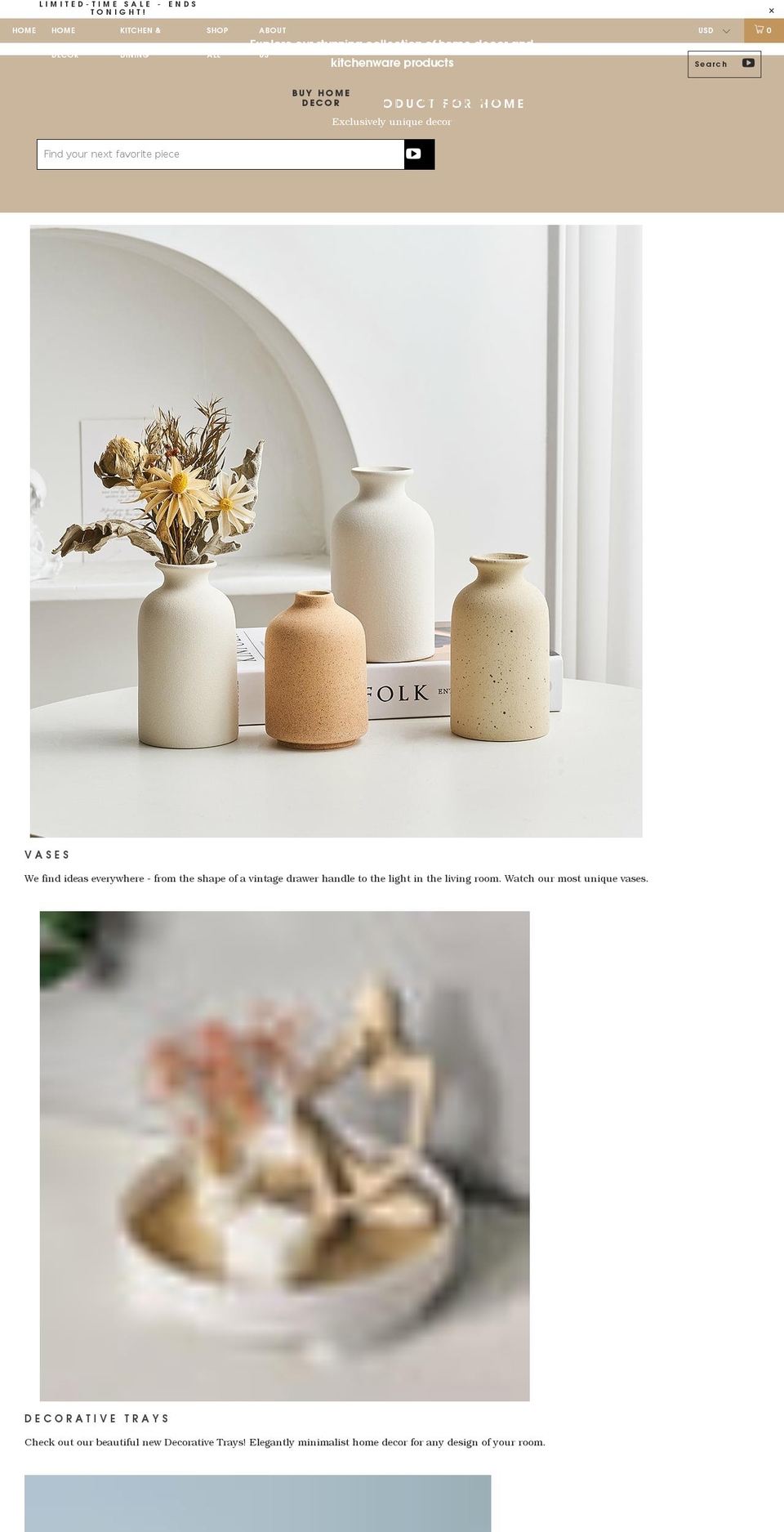 decozones.com shopify website screenshot