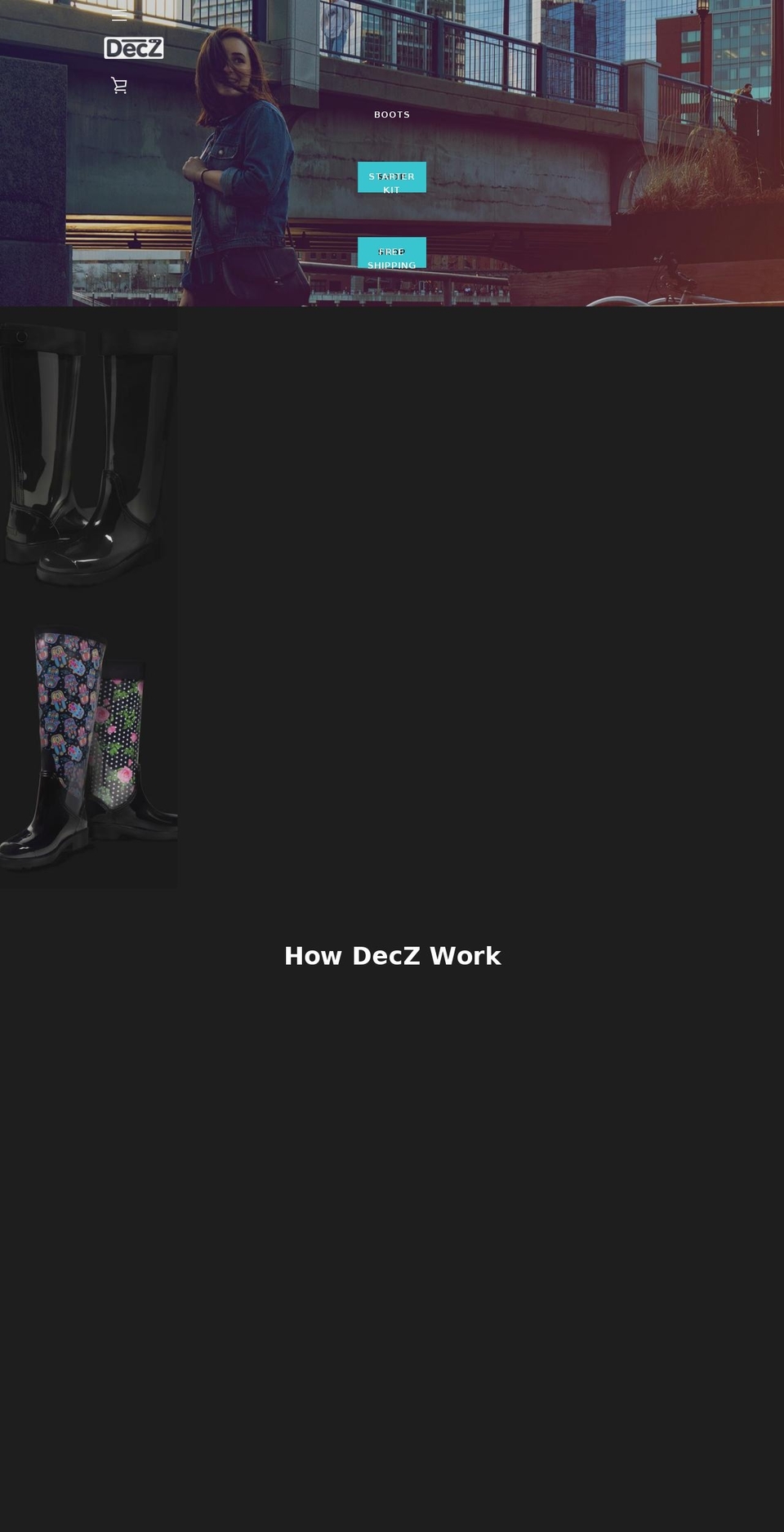 New Website Shopify theme site example deczfootwear.com