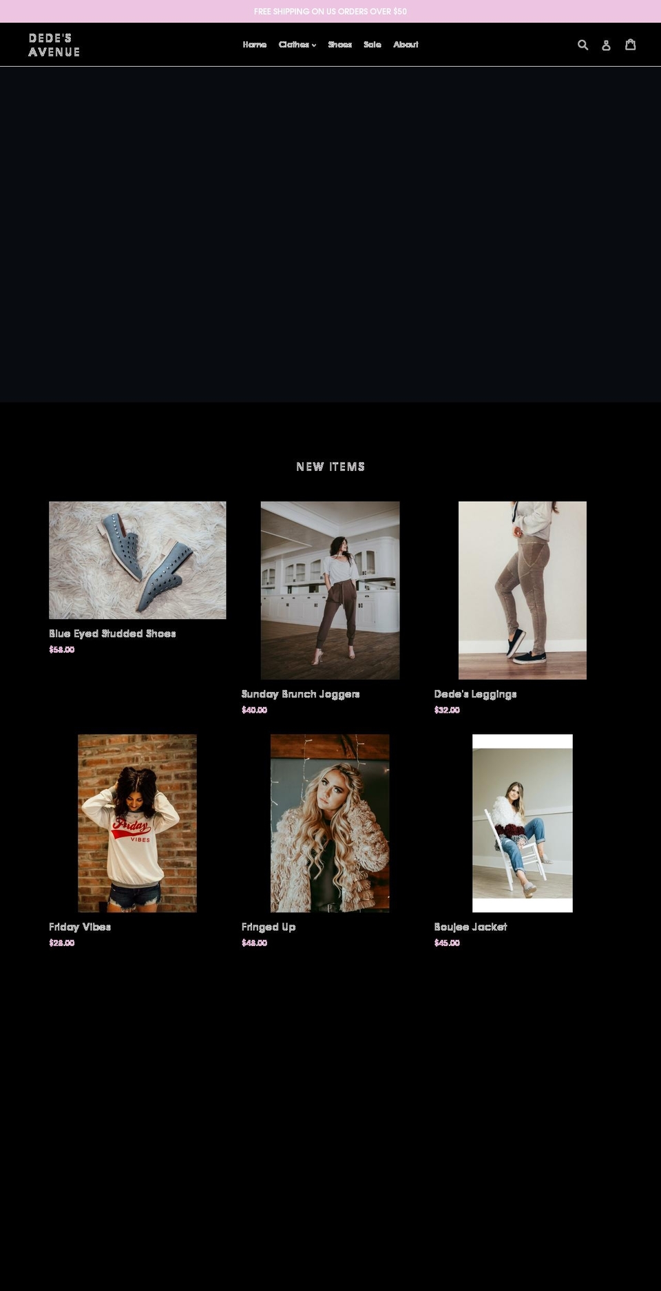 dedesavenue.com — Shopify storefront screenshot