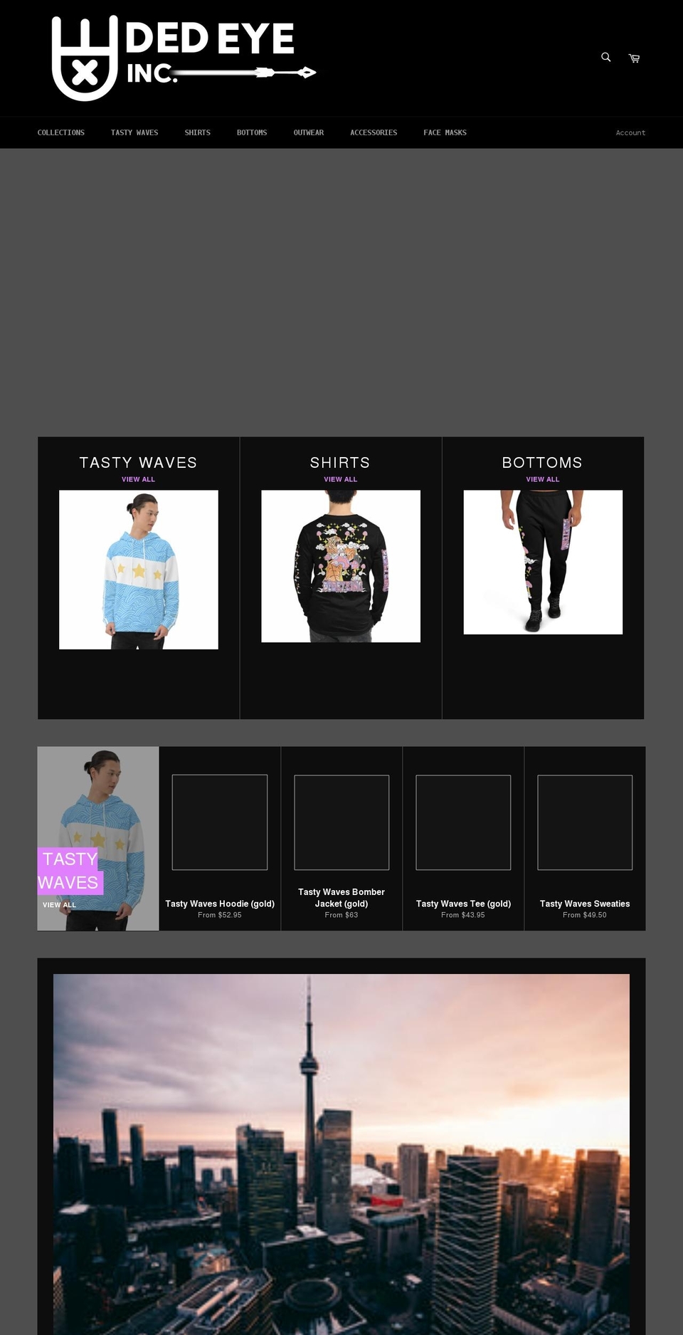 dedeyeshop.com shopify website screenshot