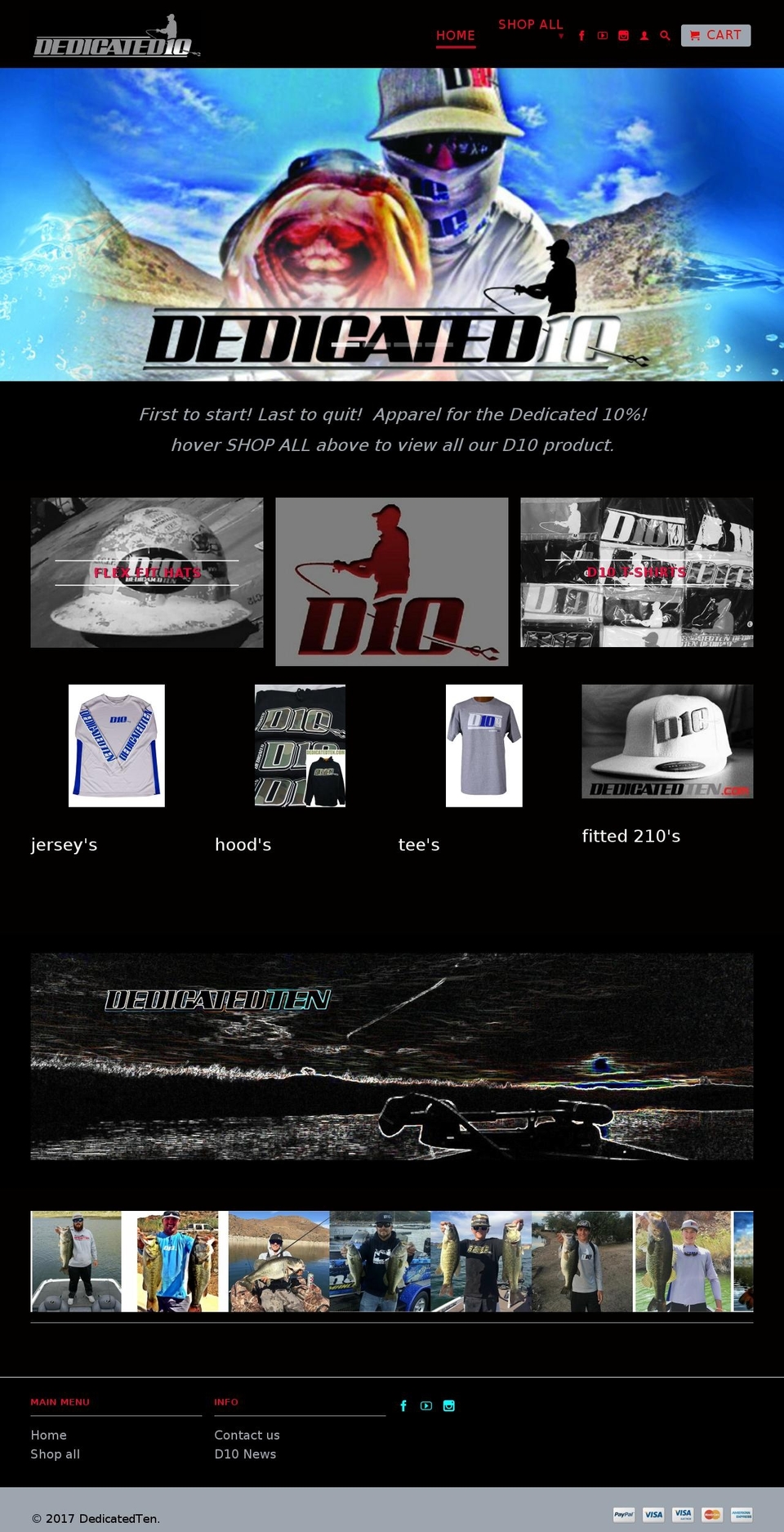 dedicated10.com shopify website screenshot