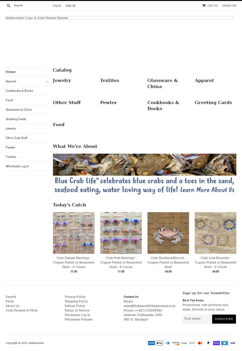 dedimonster.com shopify website screenshot