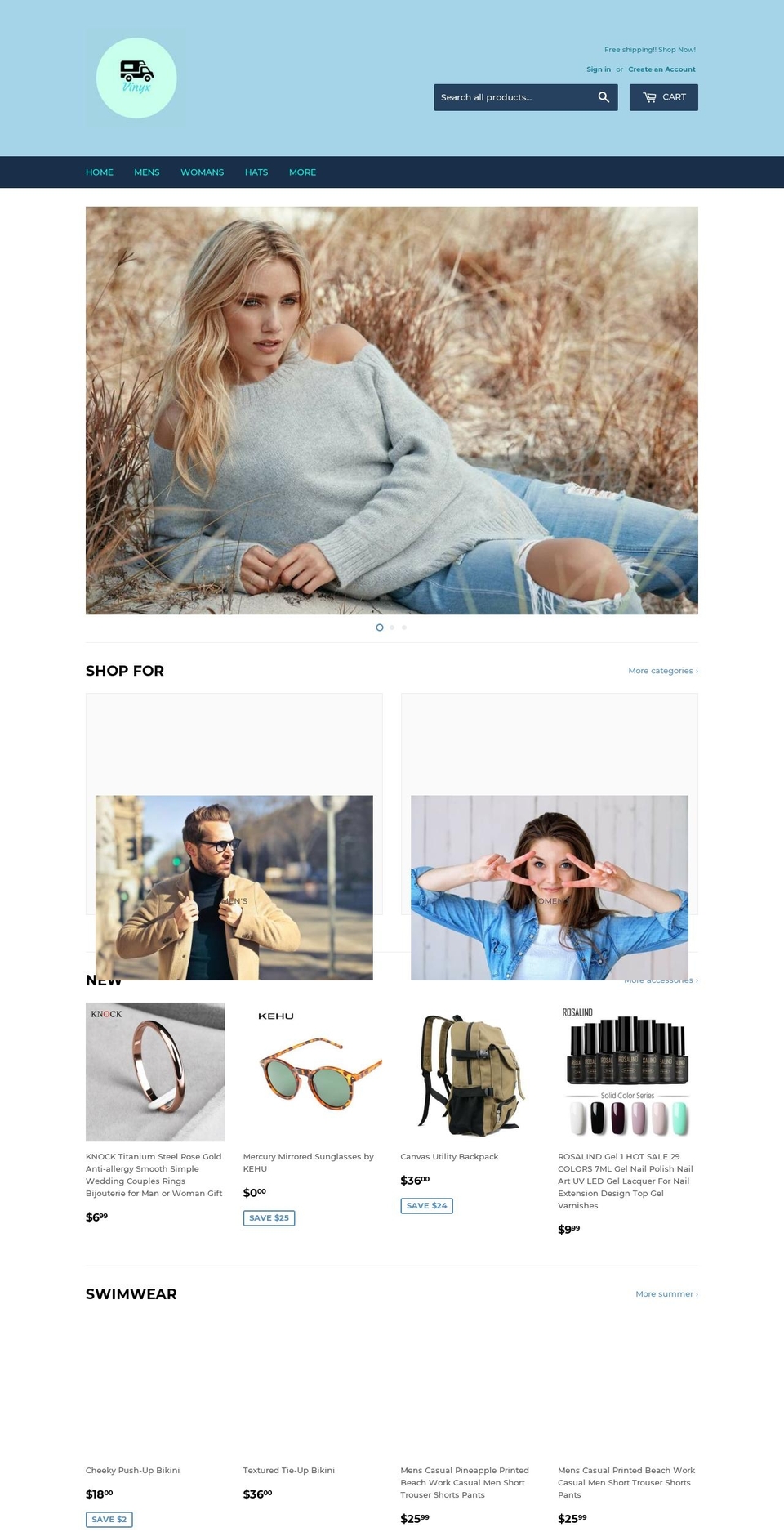 deedeetee.com — Shopify storefront screenshot