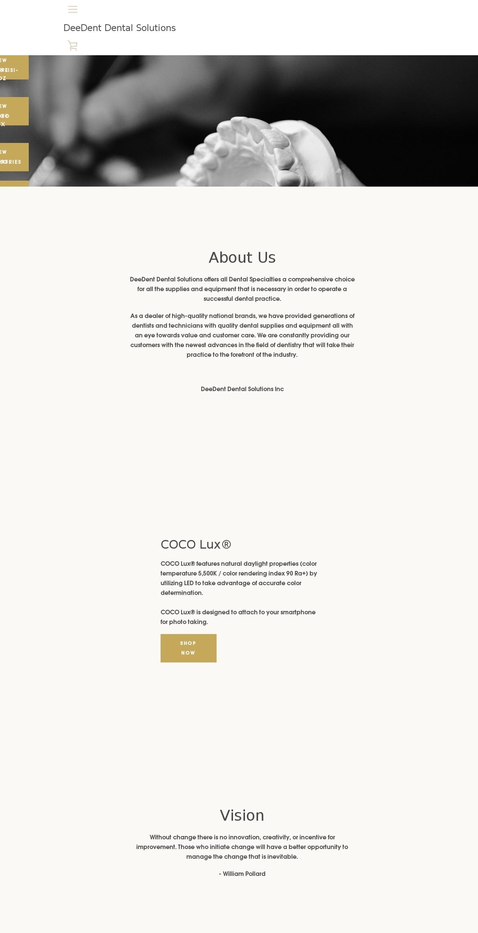 deedent.com — Shopify storefront screenshot