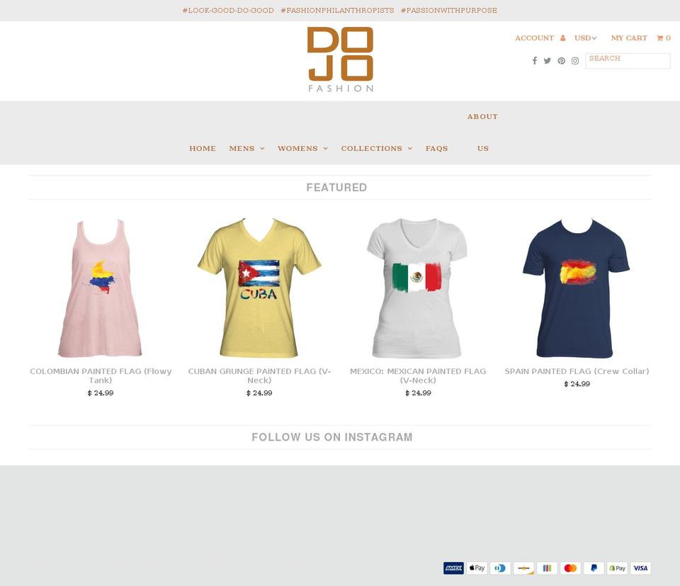 deedsofjoyfashion.com — Shopify storefront screenshot