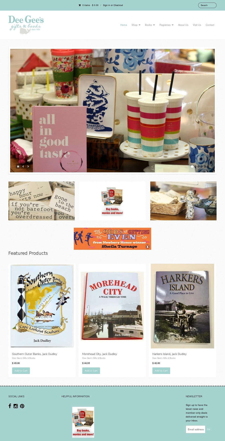 deegees.com shopify website screenshot