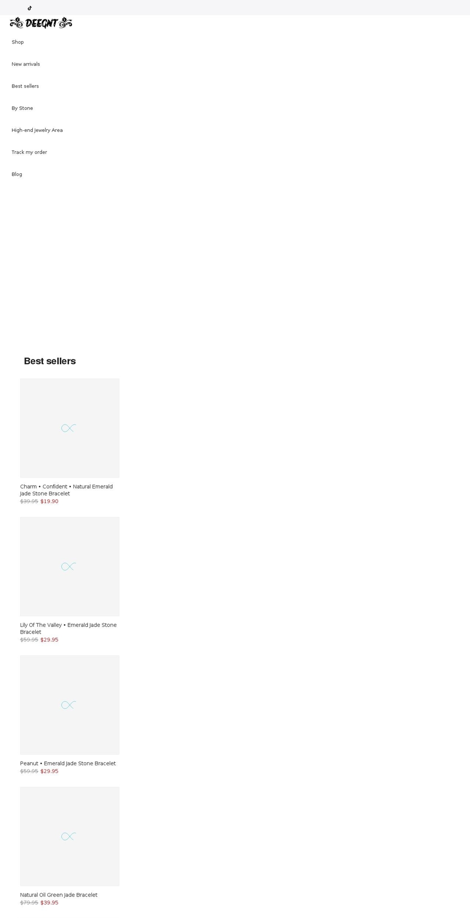 deegnt.com shopify website screenshot