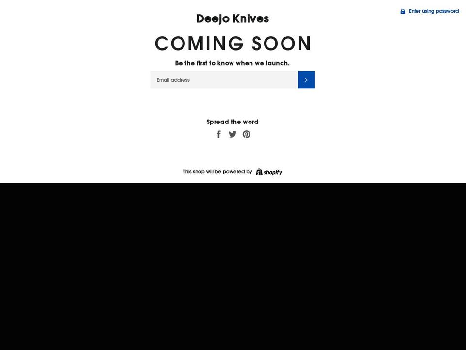 deejoknives.com — Shopify storefront screenshot