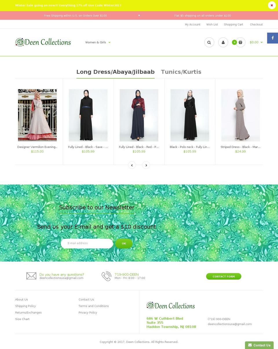 rt-fastor-v1-4 Shopify theme site example deencollections.com