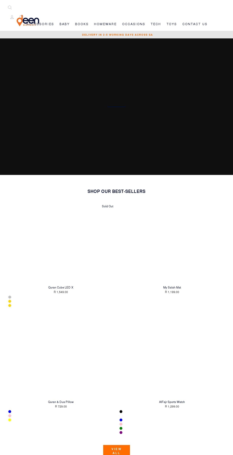 deendistrict.com — Shopify storefront screenshot