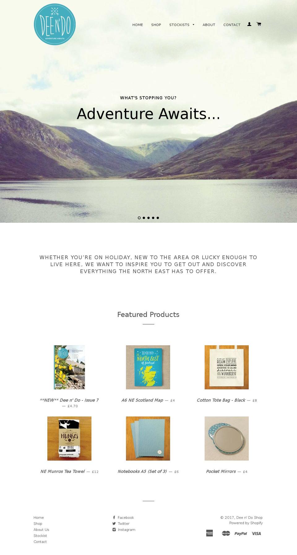 deendoshop.com shopify website screenshot