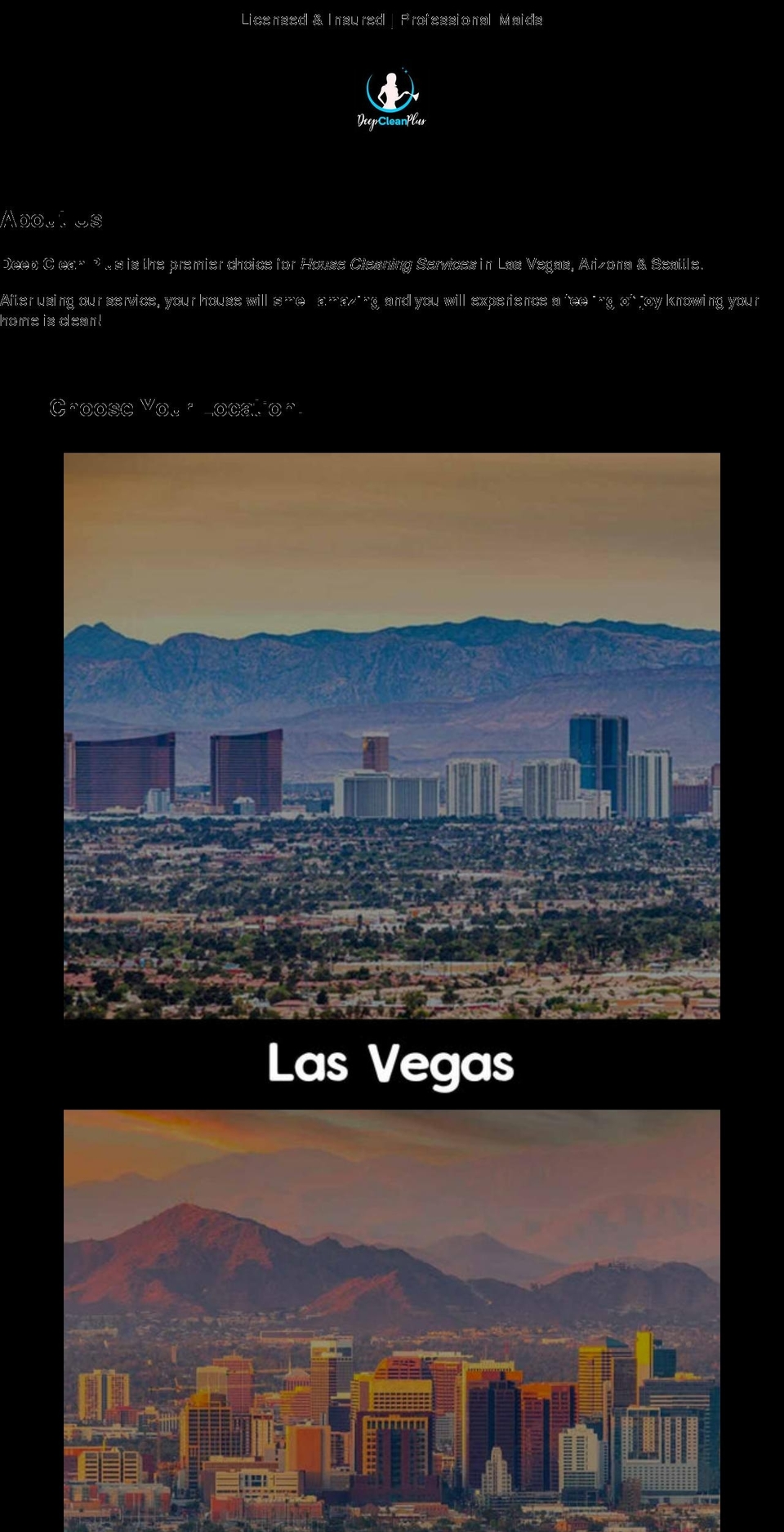 deepcleanplus.com shopify website screenshot