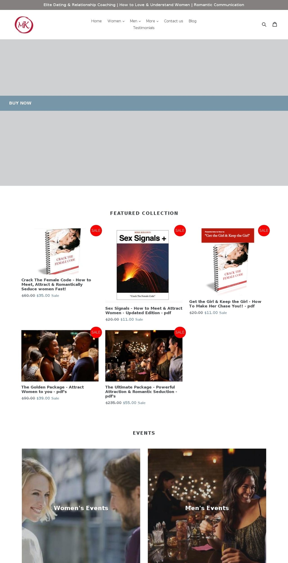 deeperconnections.com shopify website screenshot