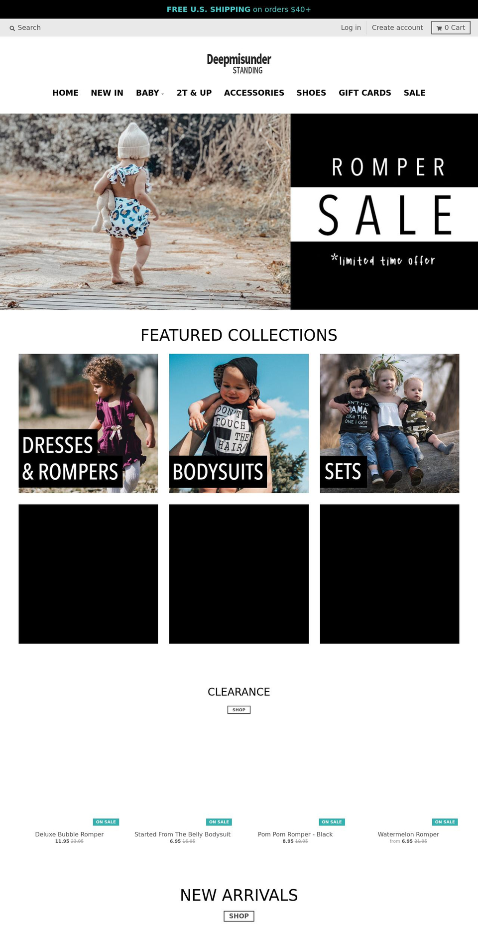 District-.. with Installments message Shopify theme site example deepmisunderstanding.com