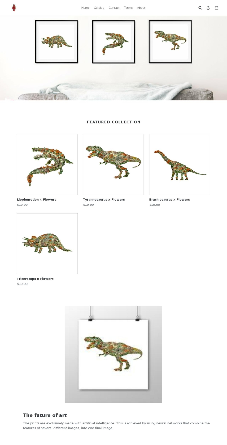 deepposters.com — Shopify storefront screenshot