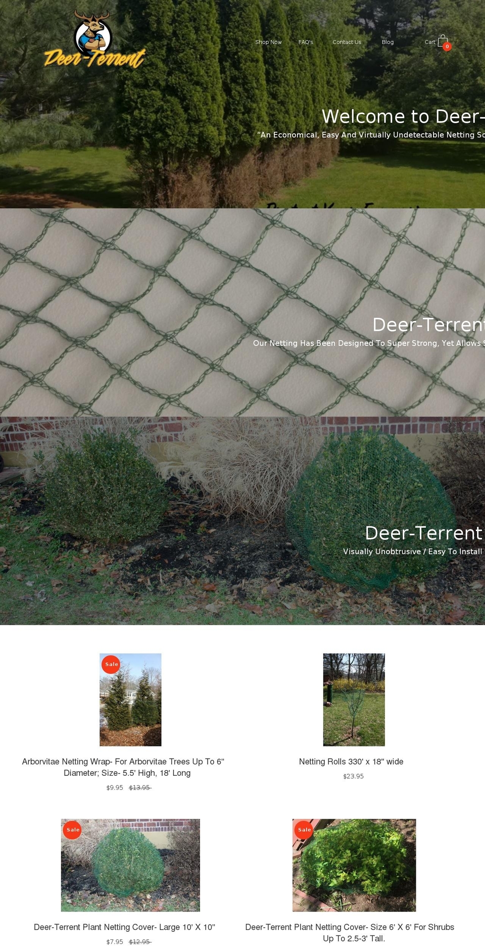 deer-terrent.com — Shopify storefront screenshot