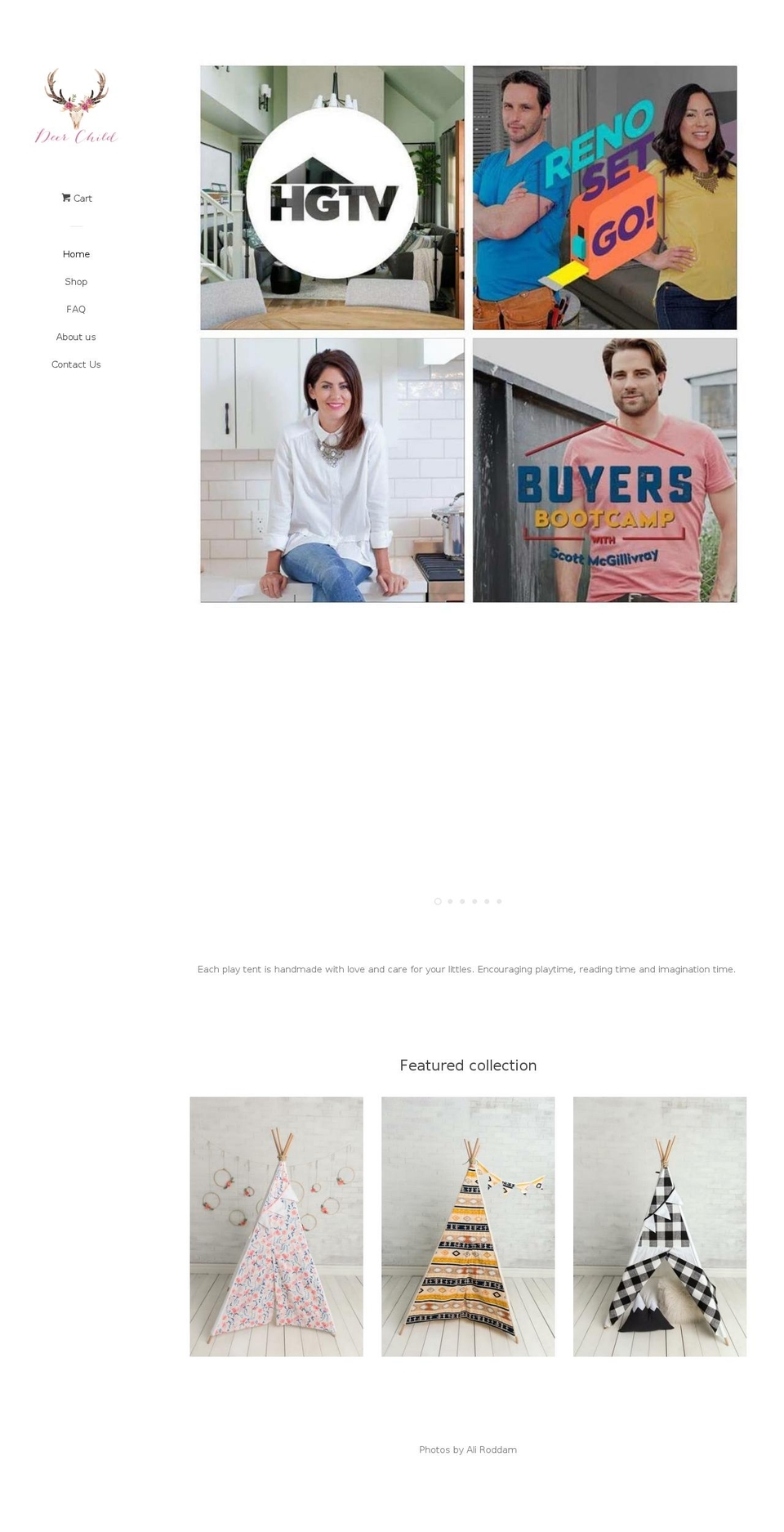 deerchild.com — Shopify storefront screenshot