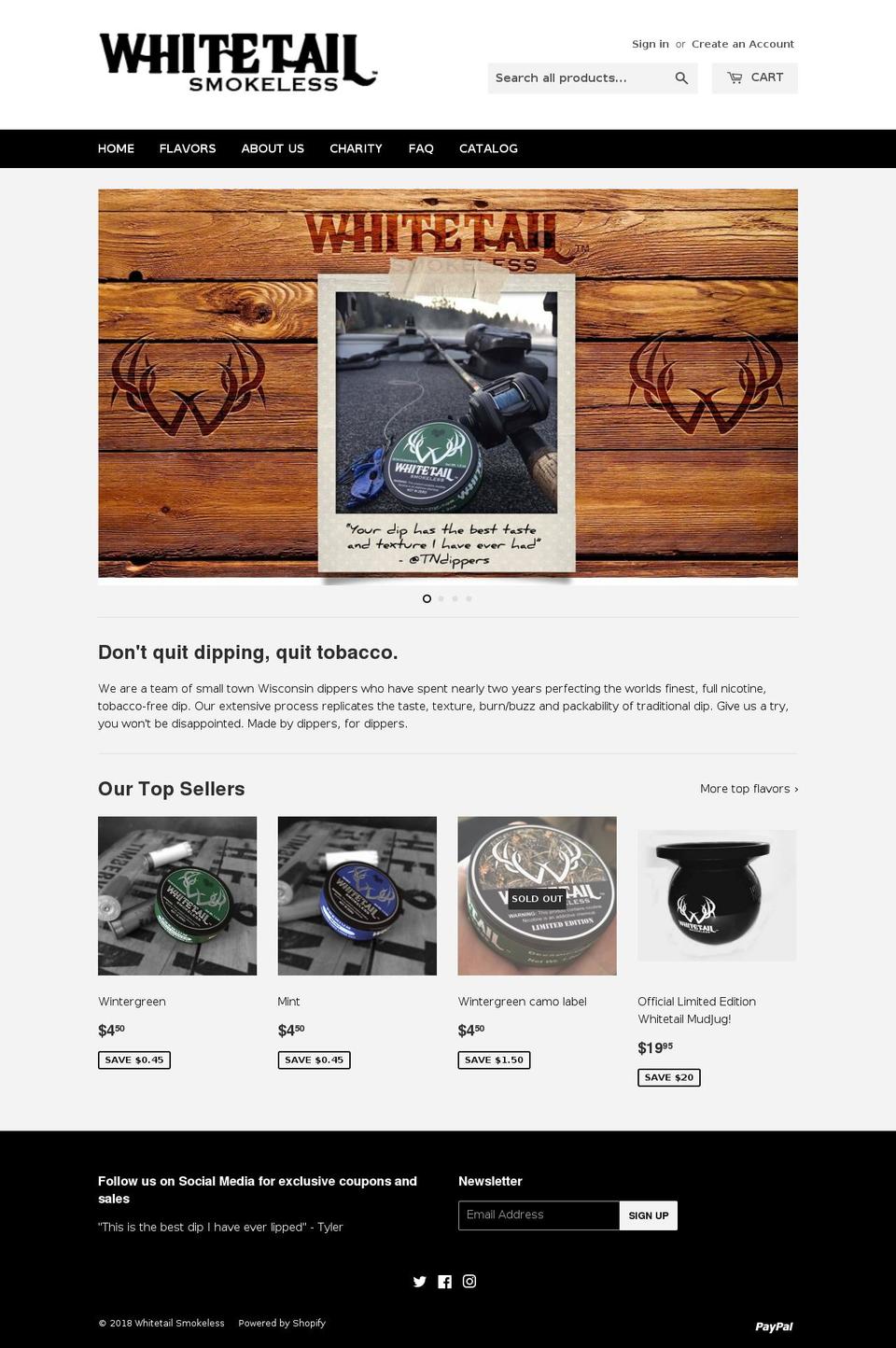deerdip.com shopify website screenshot