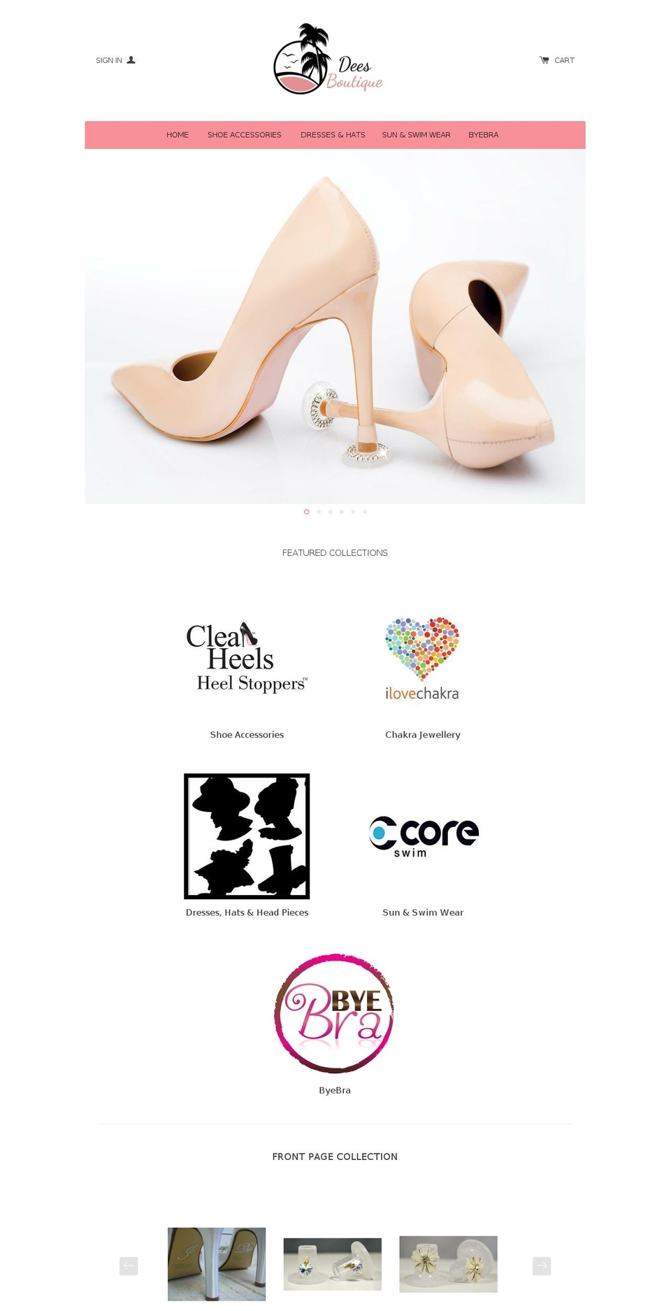 dees-boutique.com shopify website screenshot