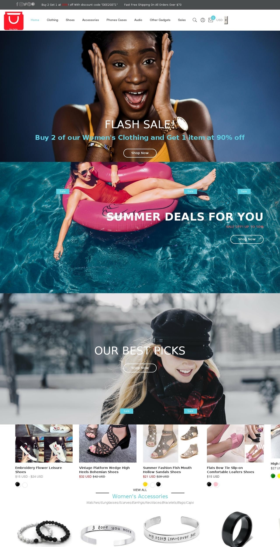 deesusu.com shopify website screenshot