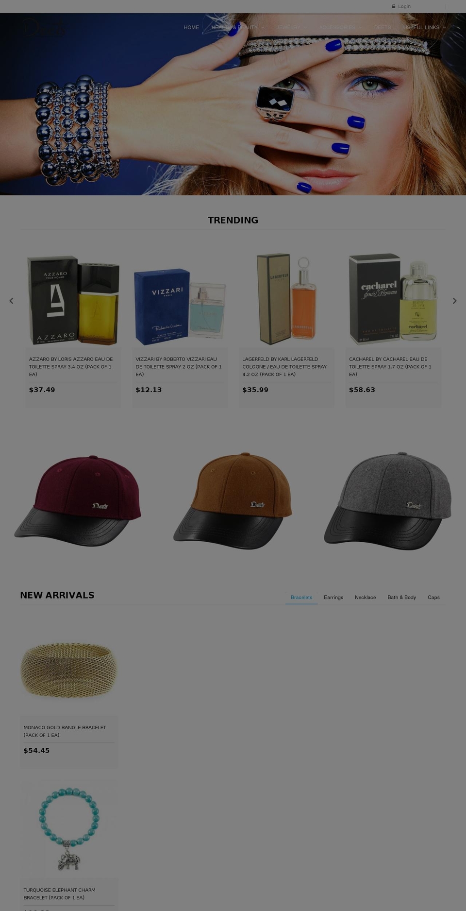 deetsfashion.com — Shopify storefront screenshot