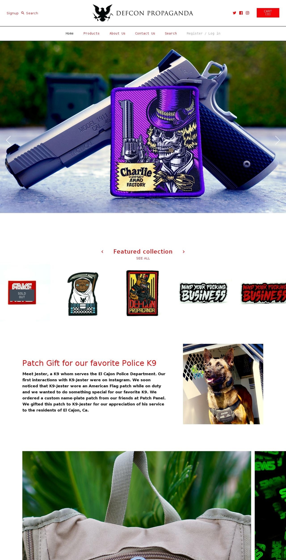 defconpropaganda.com shopify website screenshot
