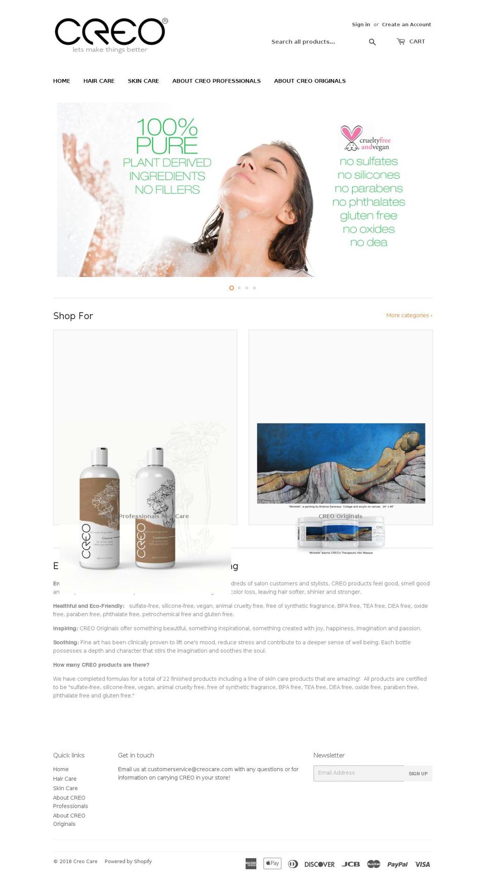 defeatdailydamage.com — Shopify storefront screenshot