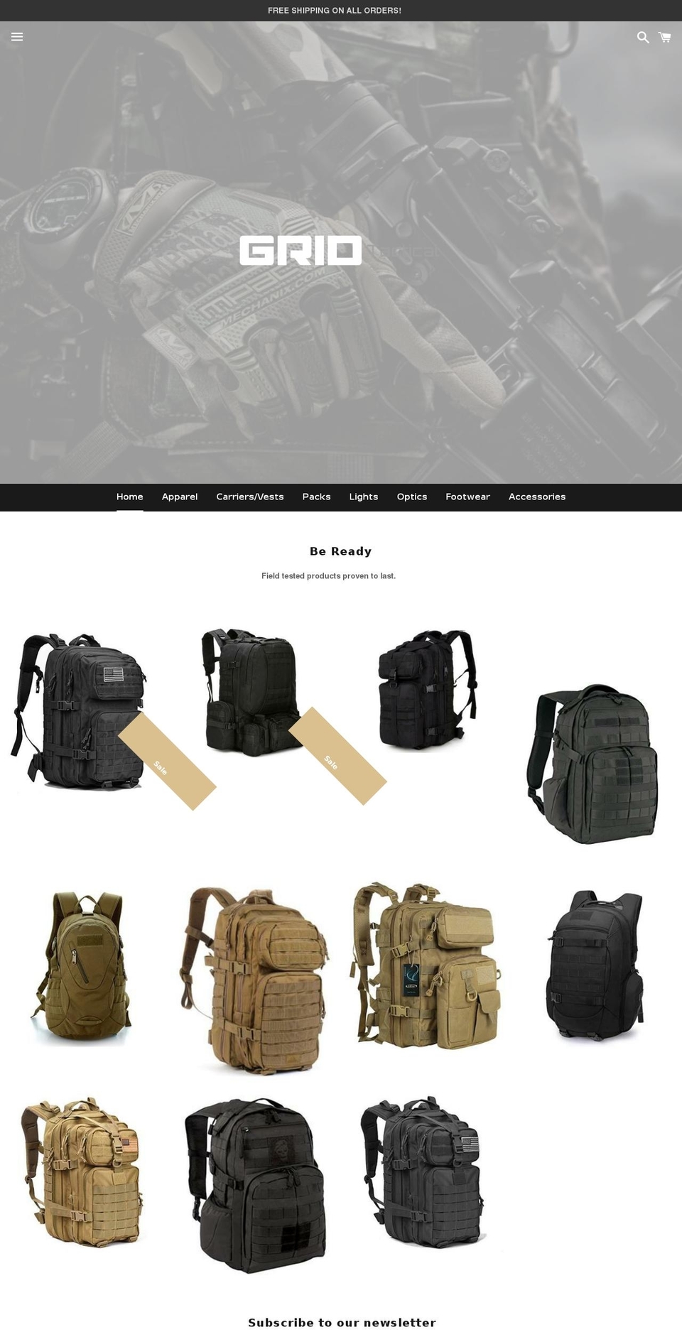 defenderlights.com — Shopify storefront screenshot