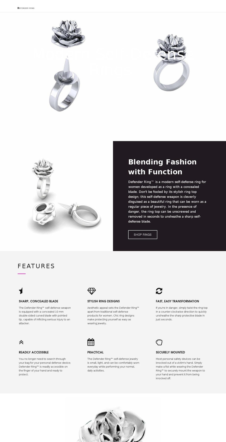 Copy of Jumpstart Shopify theme site example defenderring.com