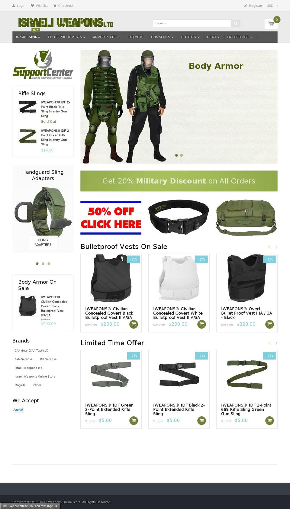 handy-1-4 Shopify theme site example defense-products.com