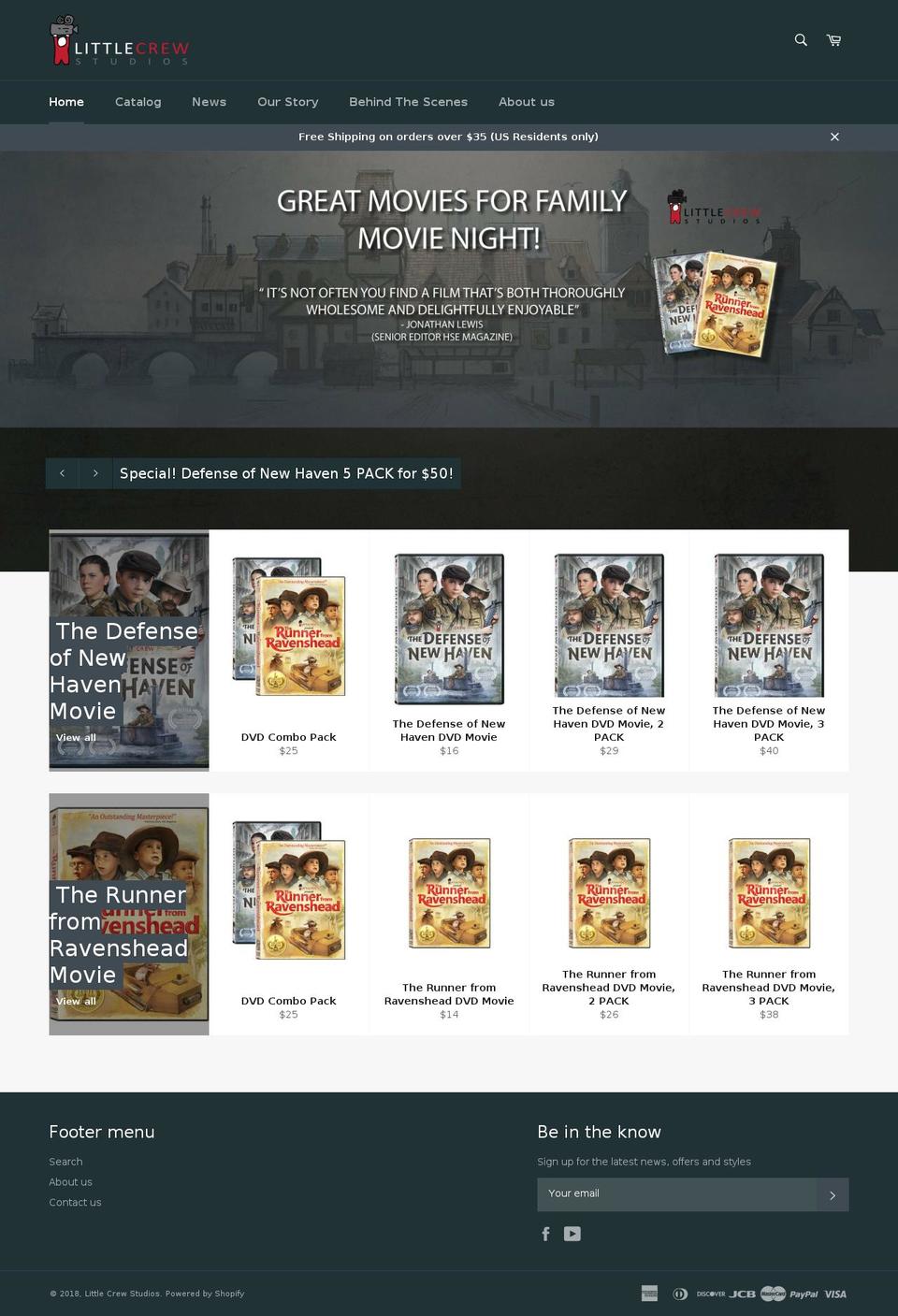 defenseofnewhaven.com shopify website screenshot