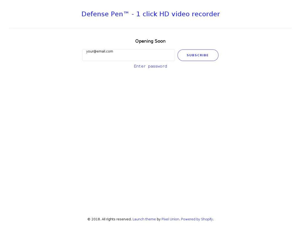 defensepen.com — Shopify storefront screenshot