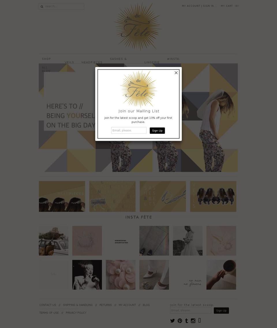 defete.com — Shopify storefront screenshot