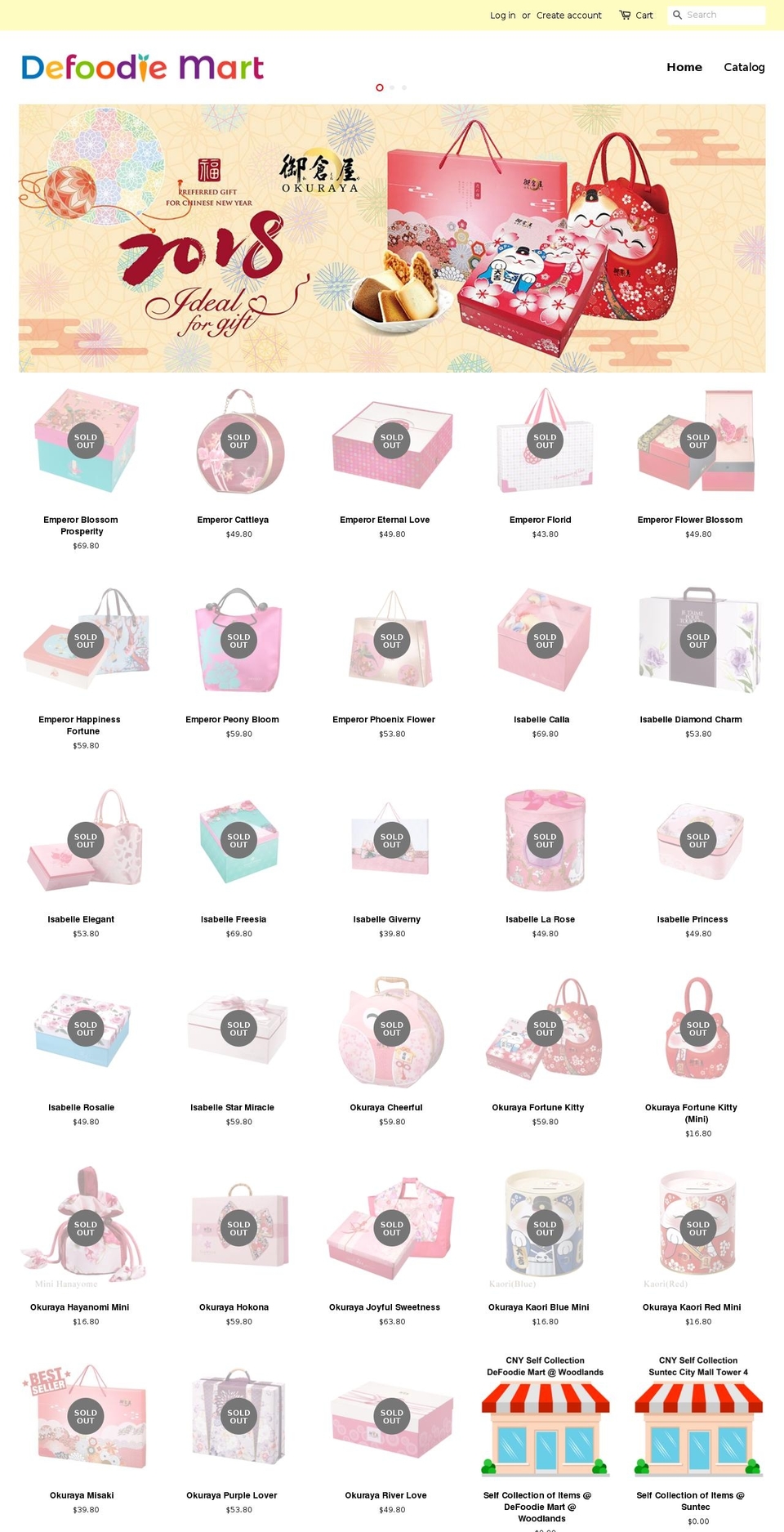 defoodiemart.com — Shopify storefront screenshot