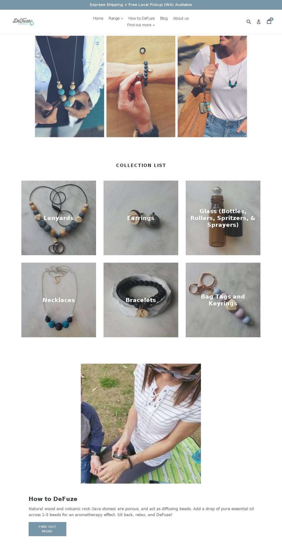 defuzeaustralia.com — Shopify storefront screenshot