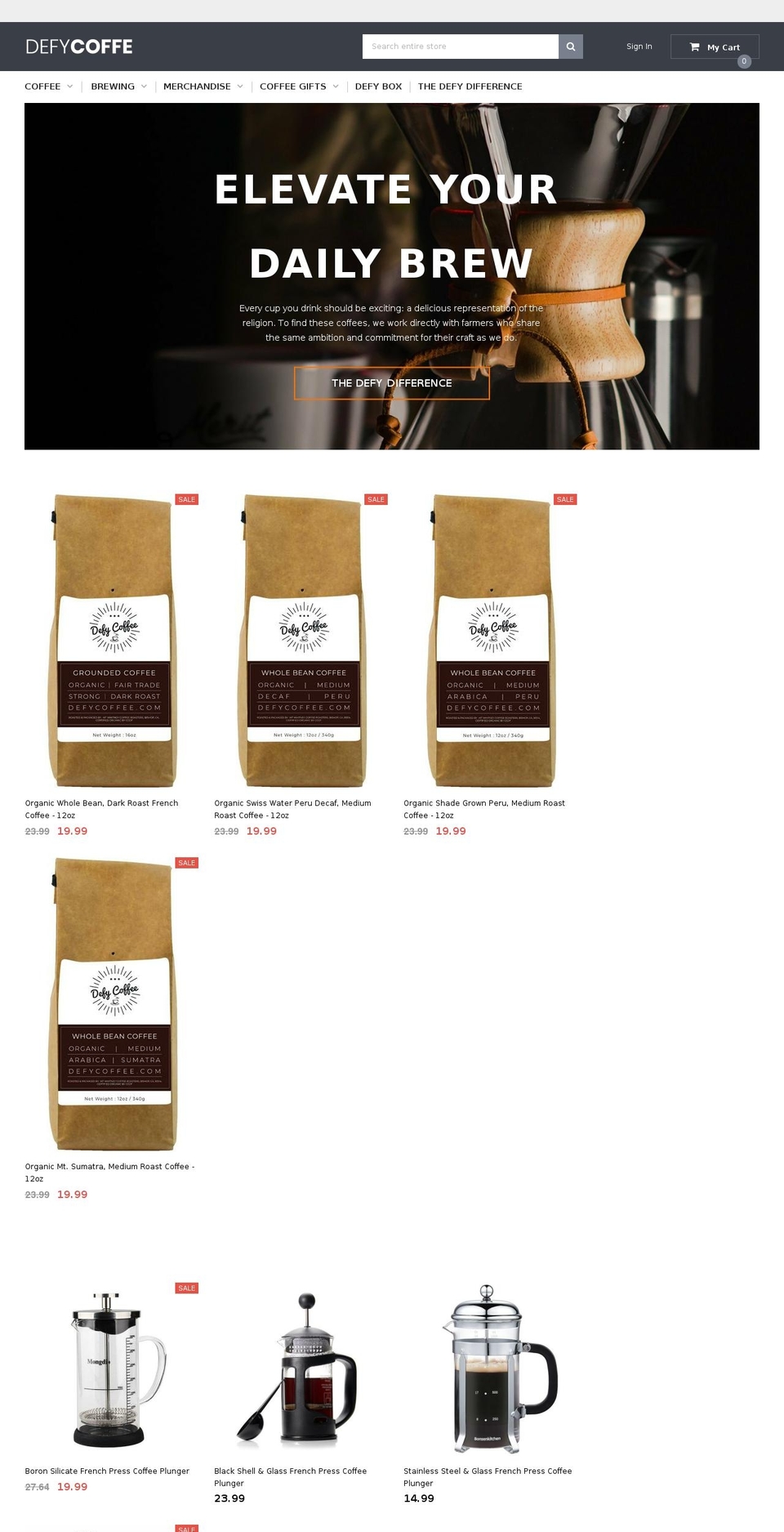 furnitica-1-0-0-sections-ready Shopify theme site example defycoffee.com