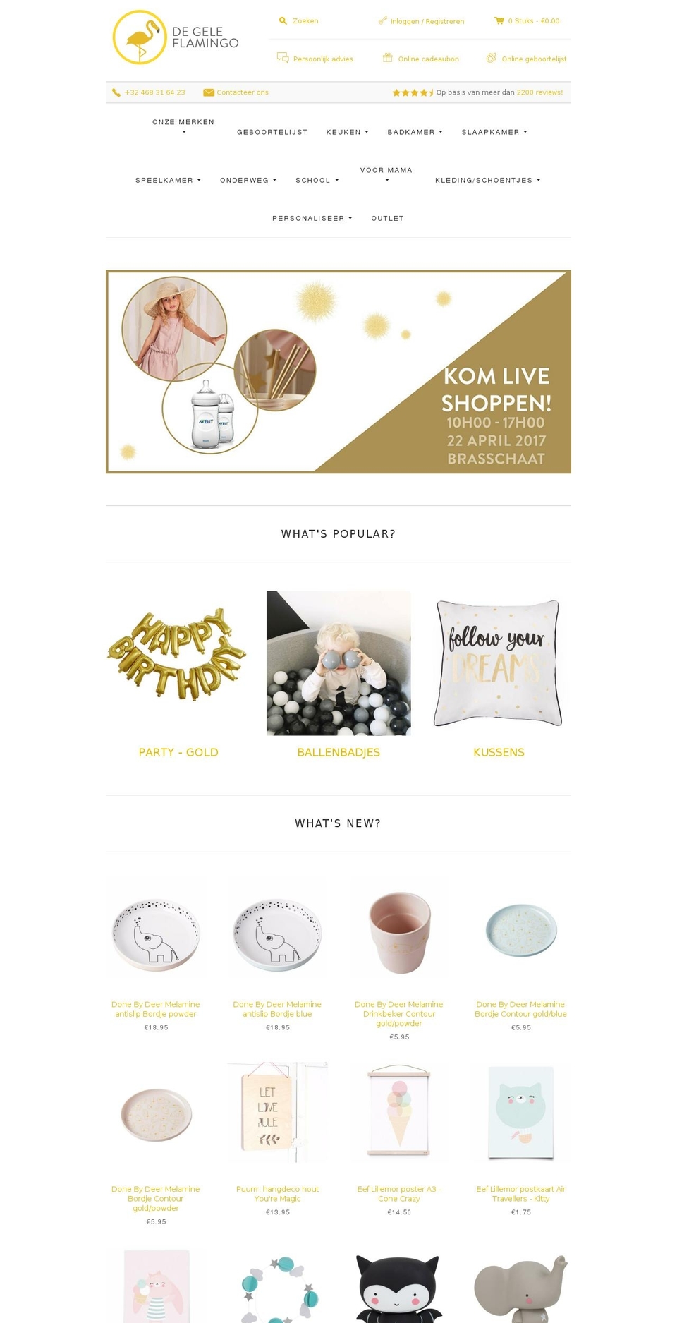 DGF  | CODE .. Shopify theme site example degeleflamingo.com