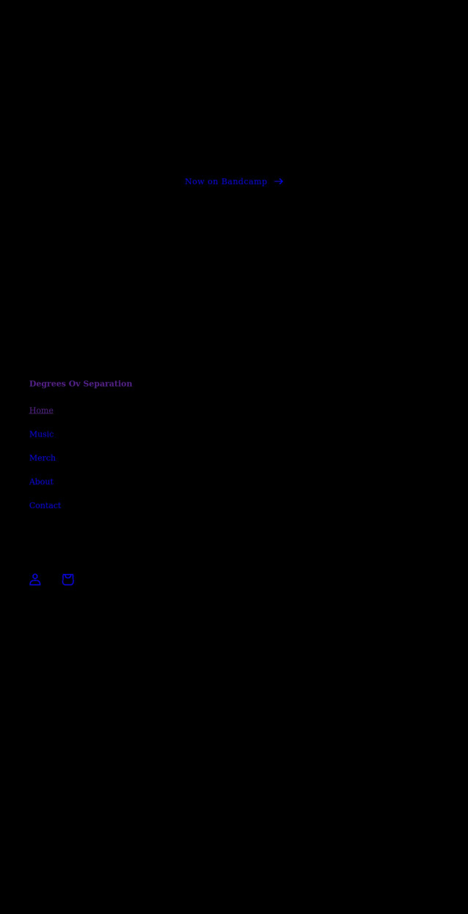 degreesovseparation.com shopify website screenshot