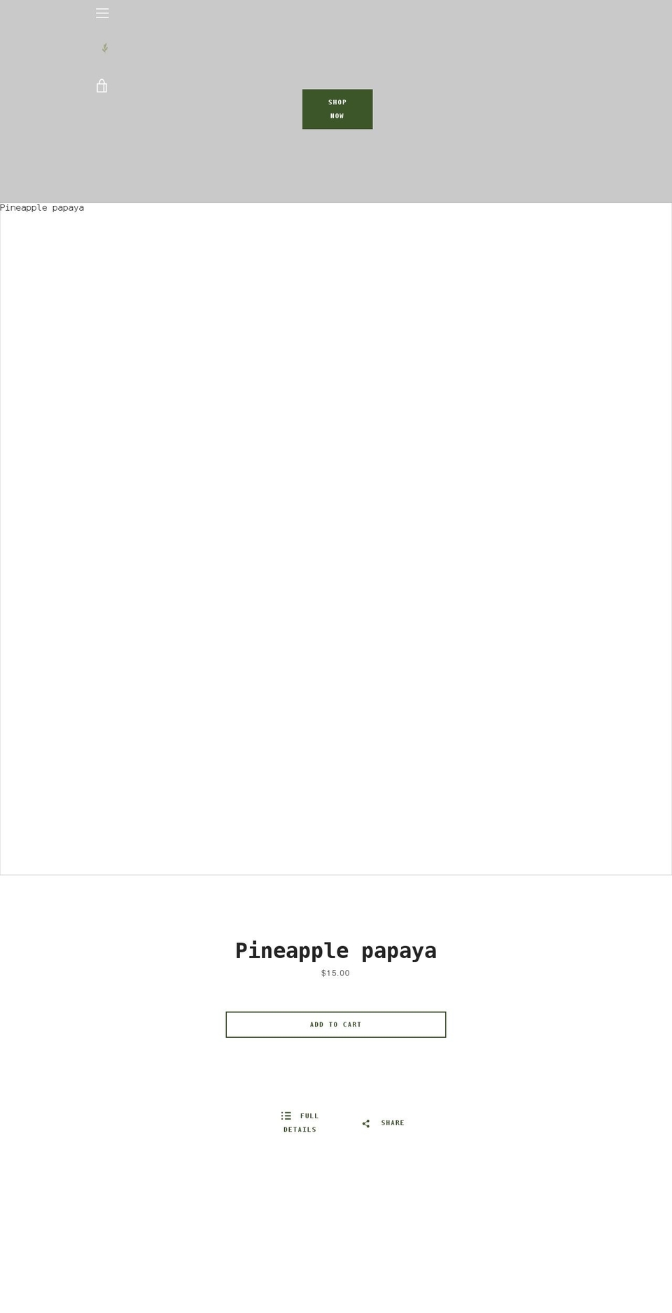 deiarsoap.com shopify website screenshot