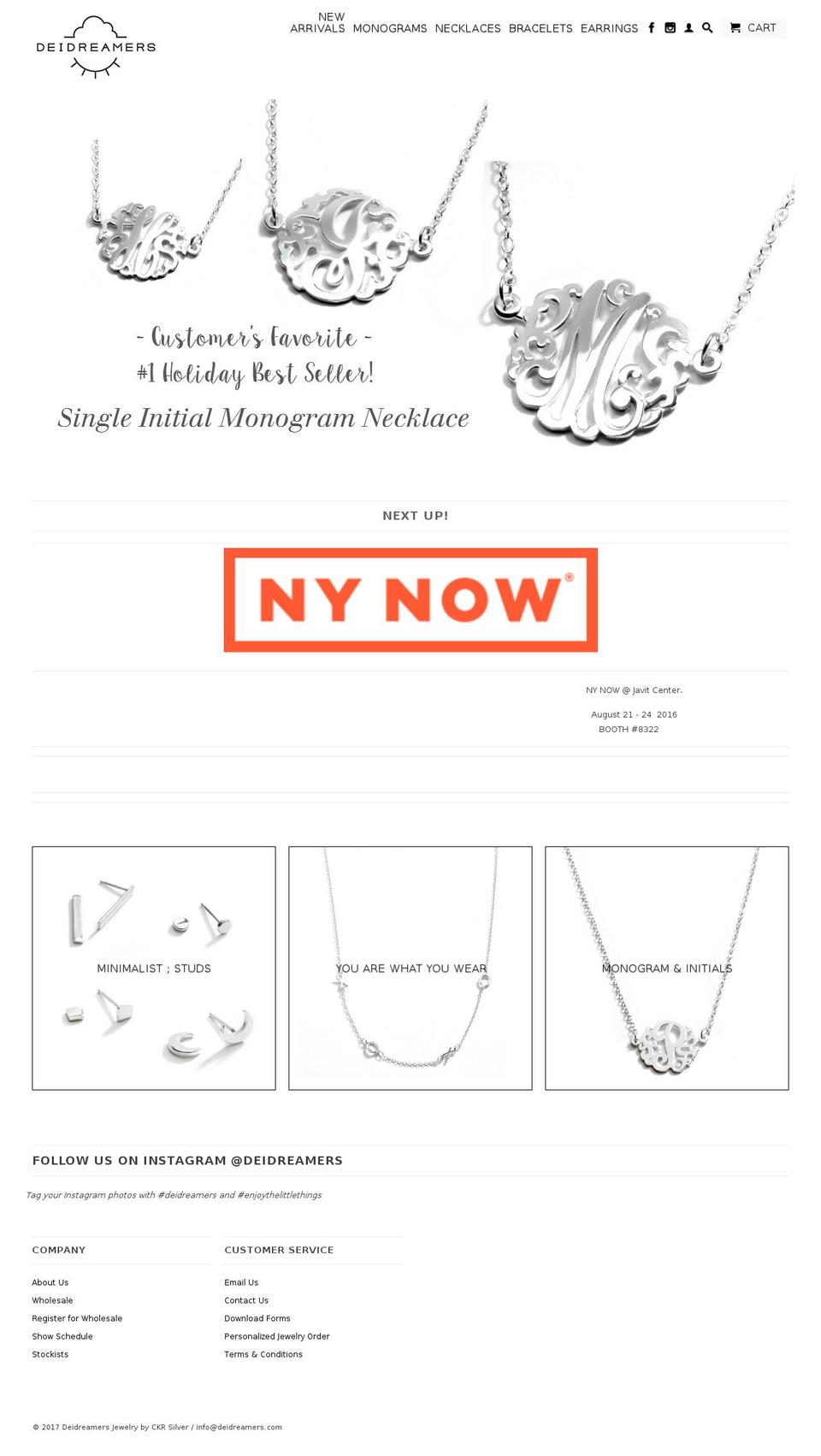 deidreamers.com shopify website screenshot