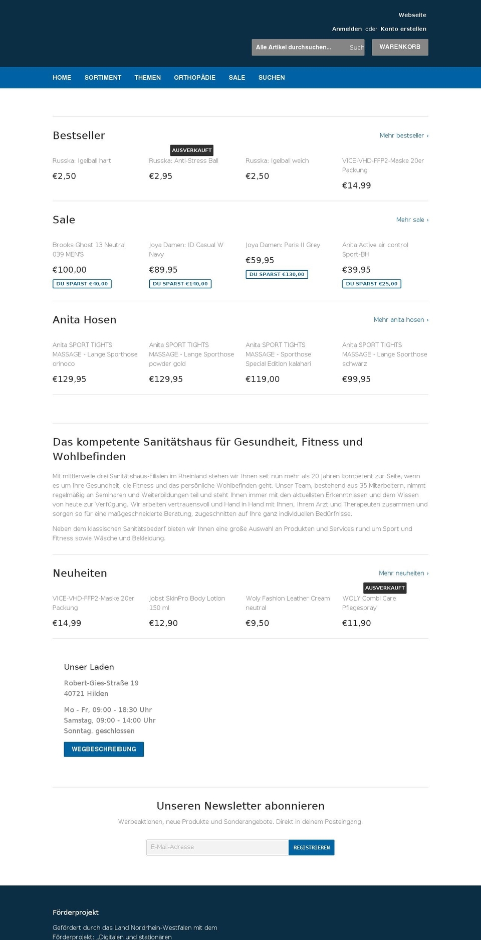 dein-vital.shop shopify website screenshot