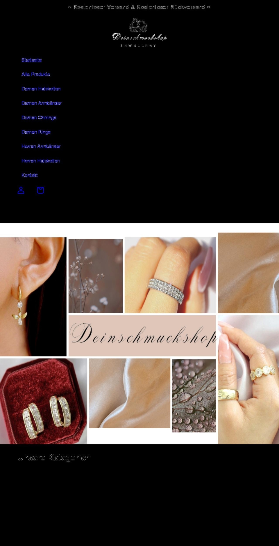 deinschmuckshop.com shopify website screenshot